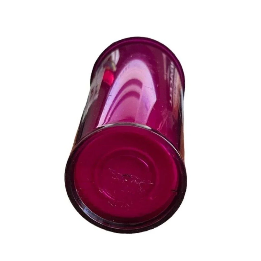 Rare Starbucks Coffee  Tumbler Cold Cup Fuchsia Jelly Gummy 2016 Venti 24oz